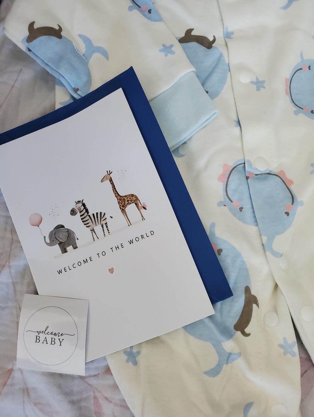 Luxury Baby Boy Gift Basket Thoughtfully Curated Blue Newborn Essentials - Picture 10 of 11